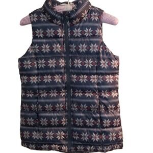 Old Navy Girl's Gray Puffy‎ Vest  XL/TG(14)